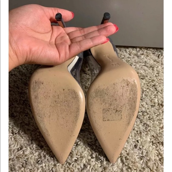 Gianvito Rossi SILVER & Clear heels - Picture 2 of 4